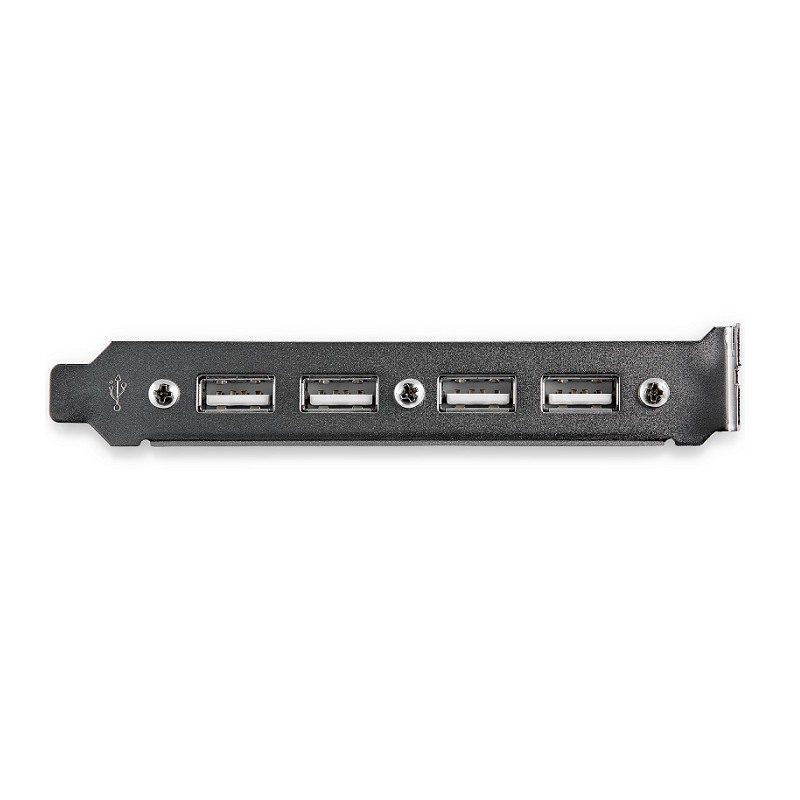 StarTech USBPLATE4 4 Port USB A Female Slot Plate Adapter